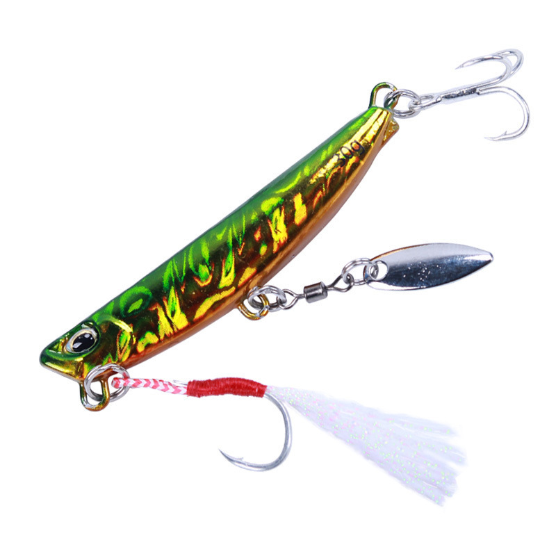 Bladefish Long Casting Glitter Plastic Hard Bait 30g Artificial Hard Bait Wobbler Hard Minnow Fishing Lure Fishing Gear