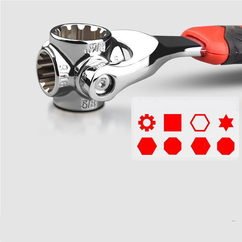 360 Degree Rotating Universal Wrench 52 In 1 Socket Wrench Multifunction Wrench Tools