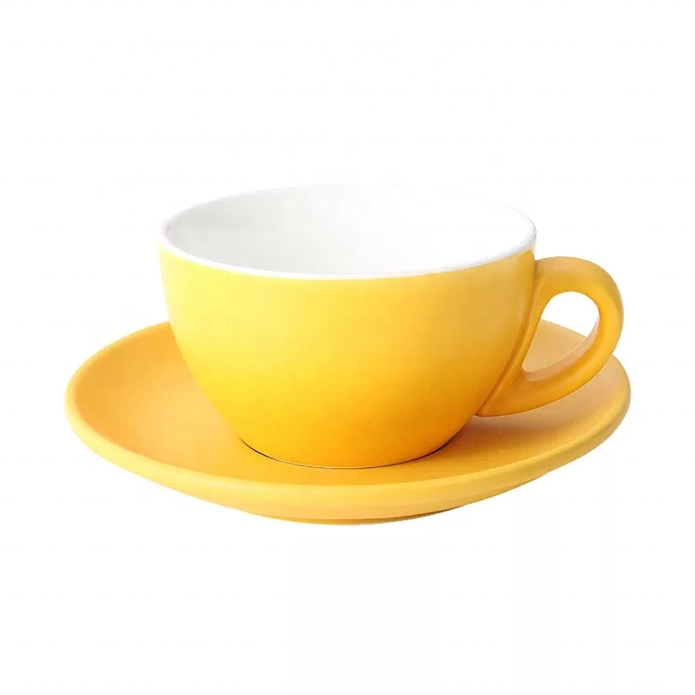 Wholesale Custom Logo Small Porcelain Tea Cups And Mugs Espresso Latte Making Ceramic Coffee Cup With Best Price