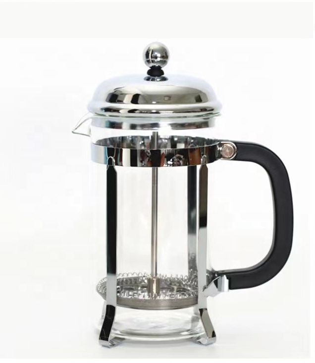 Stainless Steel French Press 350ml 600ml Price Travel French Press Coffee Maker Home Use Plunger  Bamboo French Press For Sale