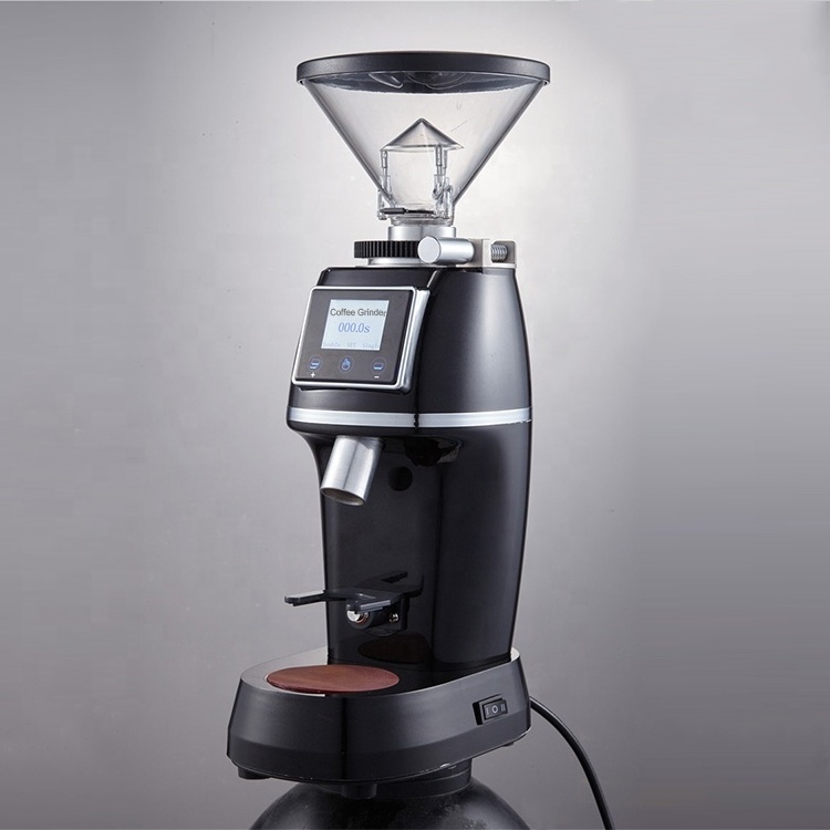 Wholesale Electric Touch Screen Coffee Mill Grinding Machine China Stainless Steel Disc Turkish Coffee Grinders for Sale