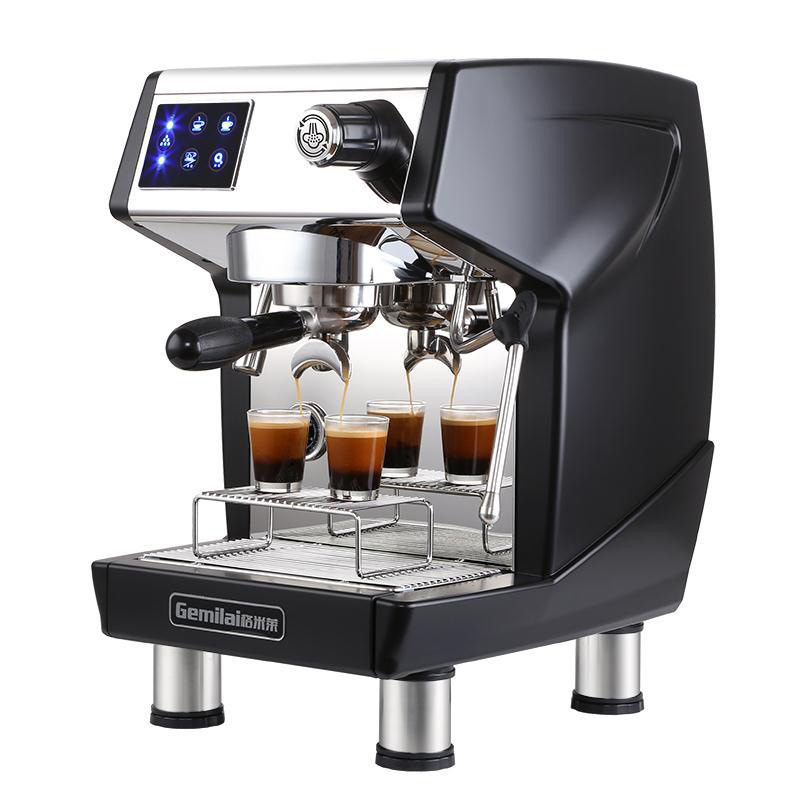 2021 Commercial Stainless Steel Boiler Italian Expresso Coffee Maker Working Dual Energy Automatic Coffee Machine Business