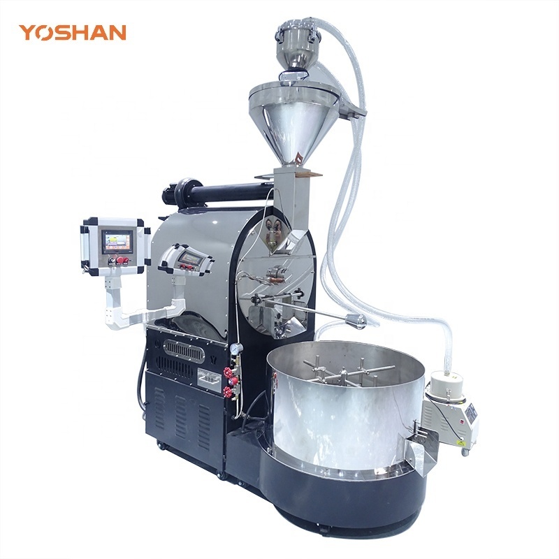 Commerical Use 1kg 2kg 15 kg Green Bean Roaster Price Plc Gas 20kg 200kg Batch Capacity Coffee Roasting Machine For Sale