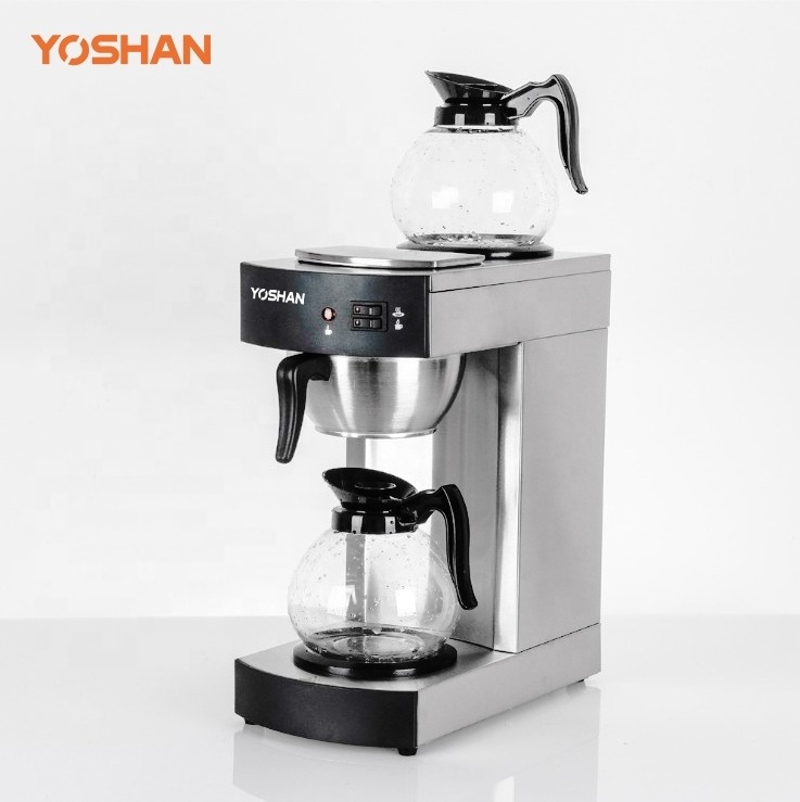 Stainless Steel Coffee machine Electric heating home drip coffee maker