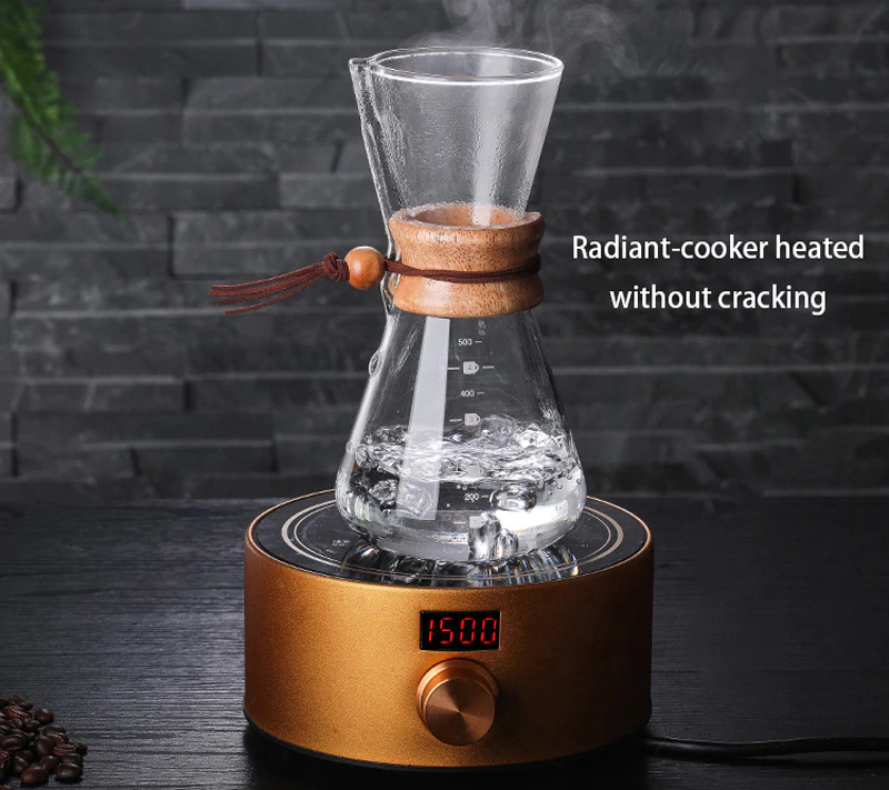 600Ml 800Ml Chemex  Pot Glass Screen Strainer Pour Over Coffee Maker