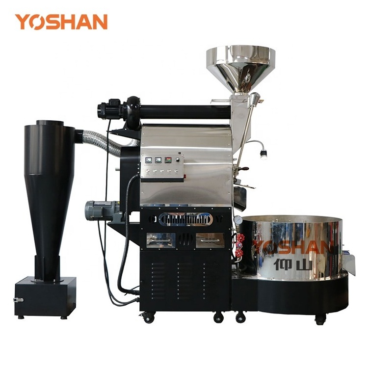 Commerical Use 1kg 2kg 15 kg Green Bean Roaster Price Plc Gas 20kg 200kg Batch Capacity Coffee Roasting Machine For Sale