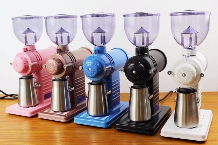 Commercial Electric Ghost Tooth Disc Coffee Grinder Coffee Maker with Big Promotion