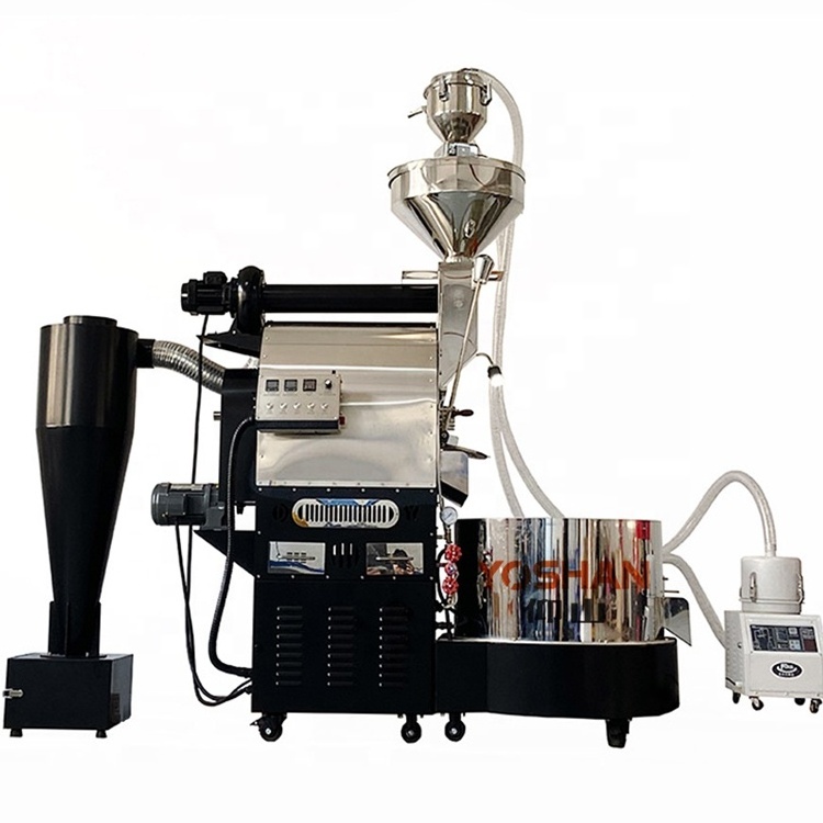 Commerical Use 1kg 2kg 15 kg Green Bean Roaster Price Plc Gas 20kg 200kg Batch Capacity Coffee Roasting Machine For Sale