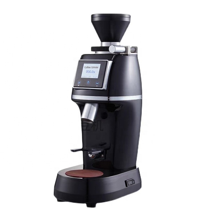 Wholesale Electric Touch Screen Coffee Mill Grinding Machine China Stainless Steel Disc Turkish Coffee Grinders for Sale