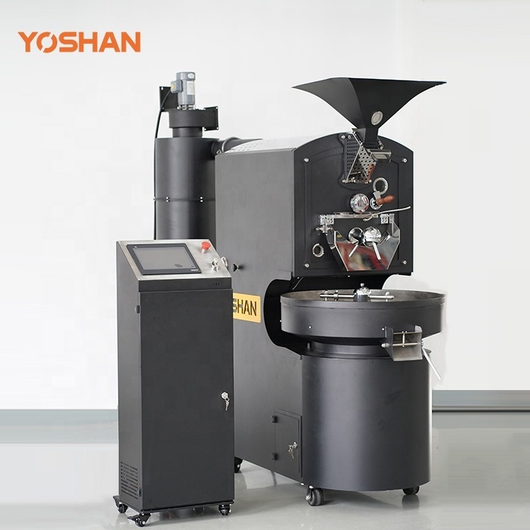 2021. 1111 Hot Sale Moulin Machine Large Bean Holder and Automatic Loading Full Set Coffee Roaster Cast Iron Double For Sale