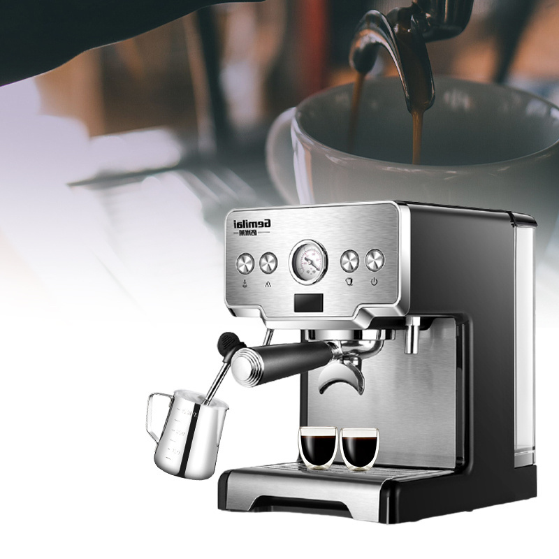 Custom 15bar Cafe Milk Frother Coffee Maker Make Espresso Machine