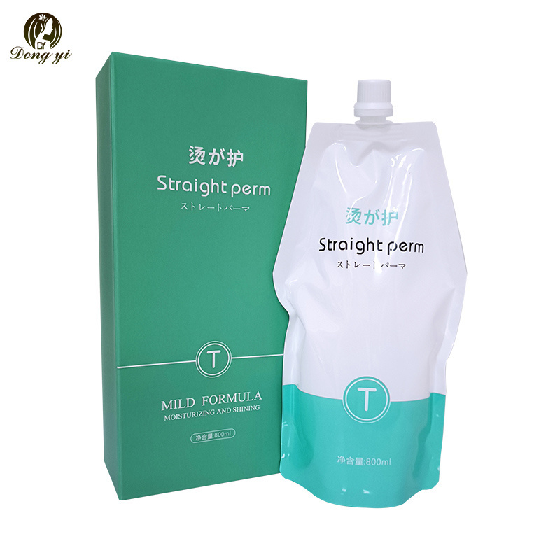 wholesale custom1000ml rebonding cream hair straightening digital perm lotion