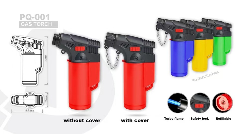 Jet Flame Plastic Gas Torch Lighters for Cigarette