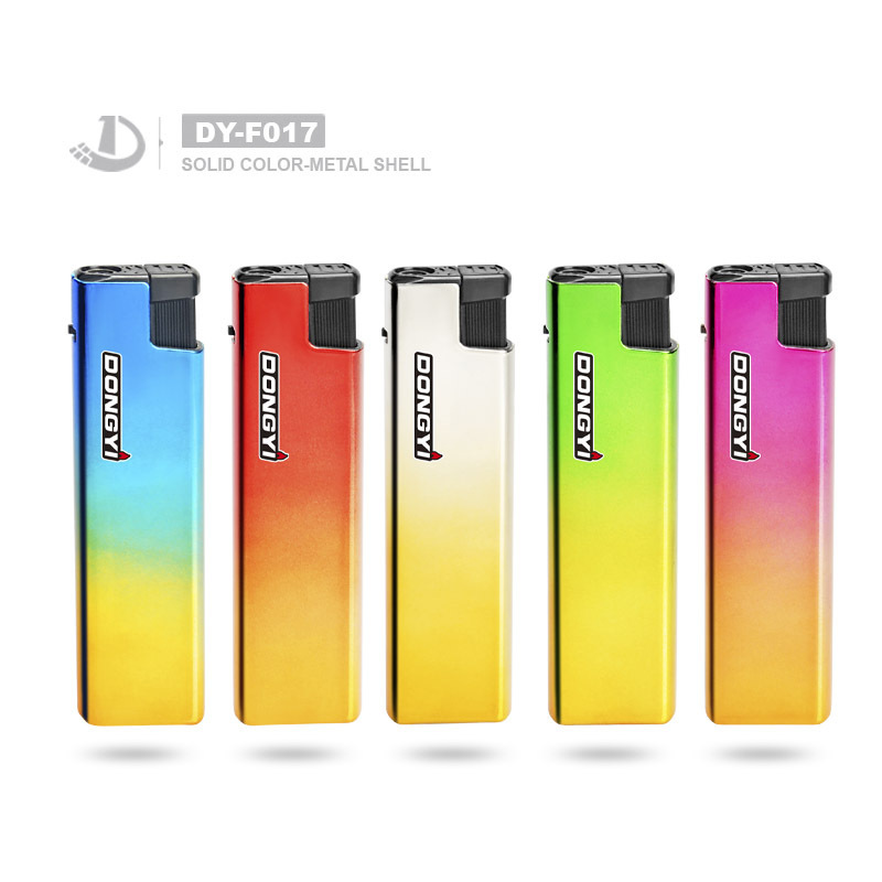 2024 Transparent color windproof gas lighter electronic cigarette