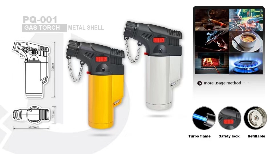 Jet Flame Plastic Gas Torch Lighters for Cigarette