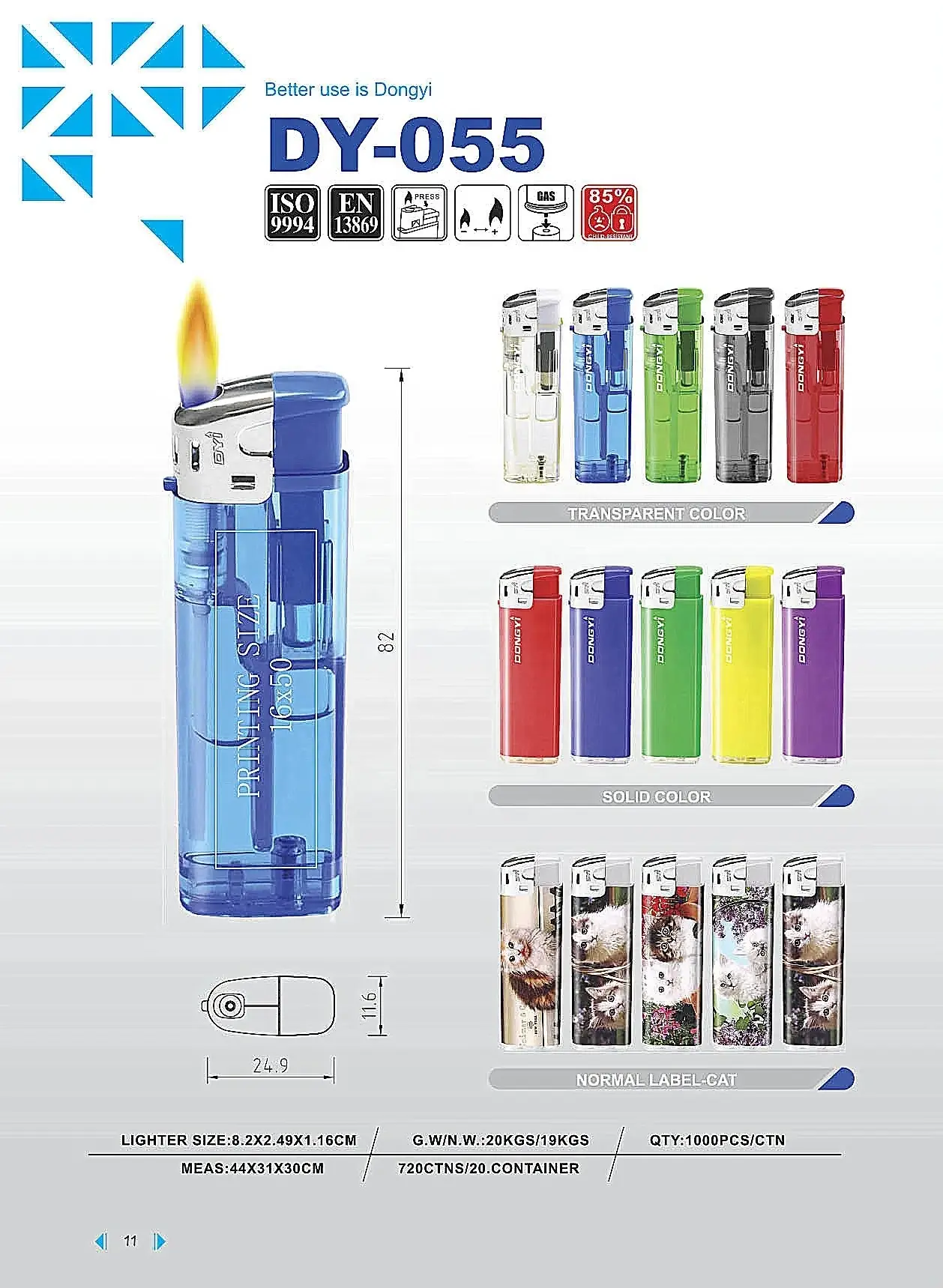 Various Colors Disposable and Refillable Electronic Cigar Lighter