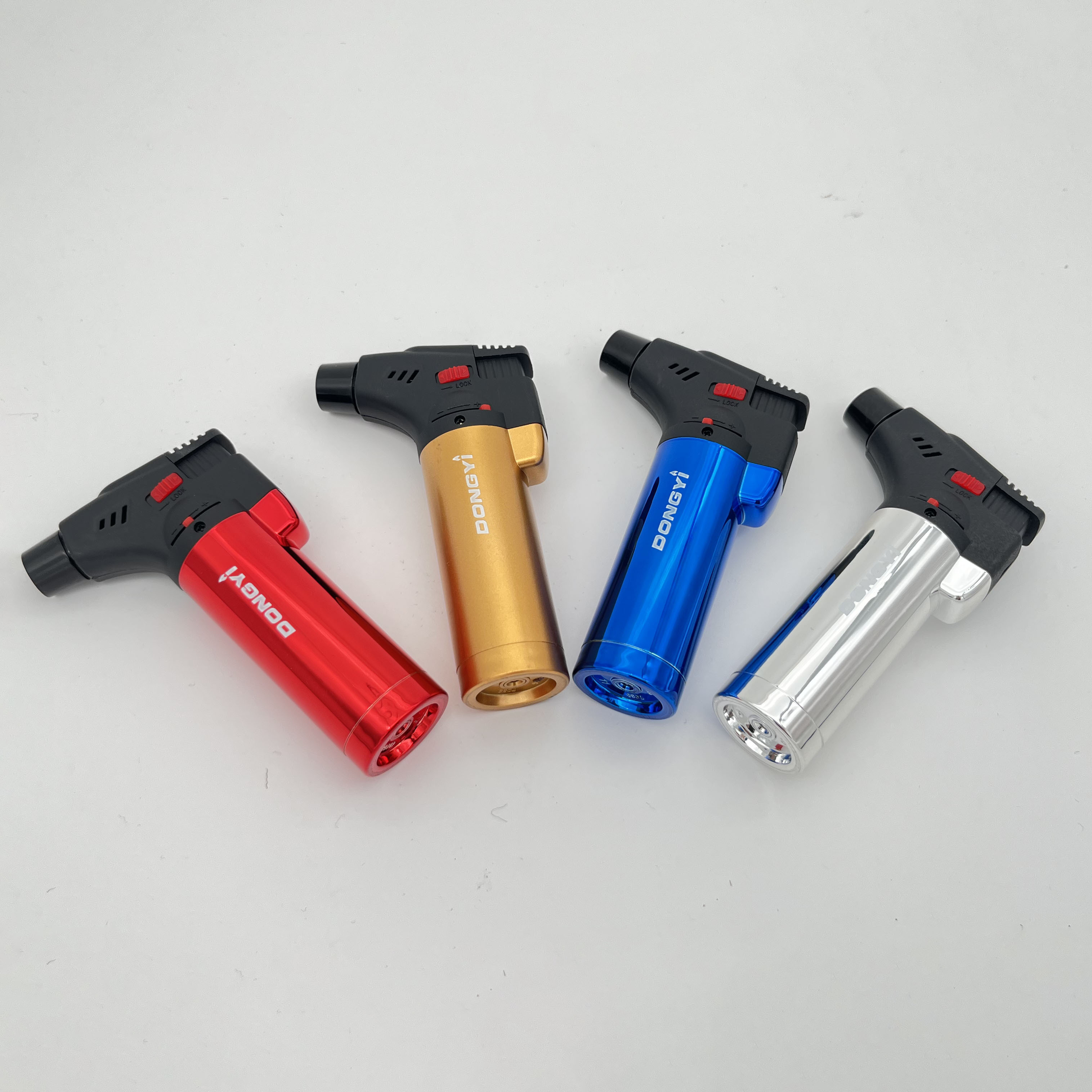 Custom Design Windproof Torch Lighter For Candles Fireplaces Campfires Multi Utility Mini Gas Lighter