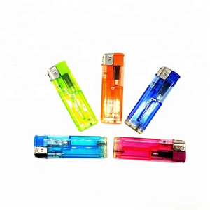 Chinese Plastic Refillable Butane Piezo Lighter Candle 2023