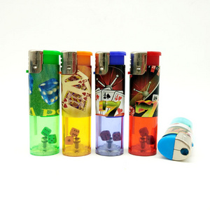 China Supplier Quality Products Round Poker Dice Electric Lighter