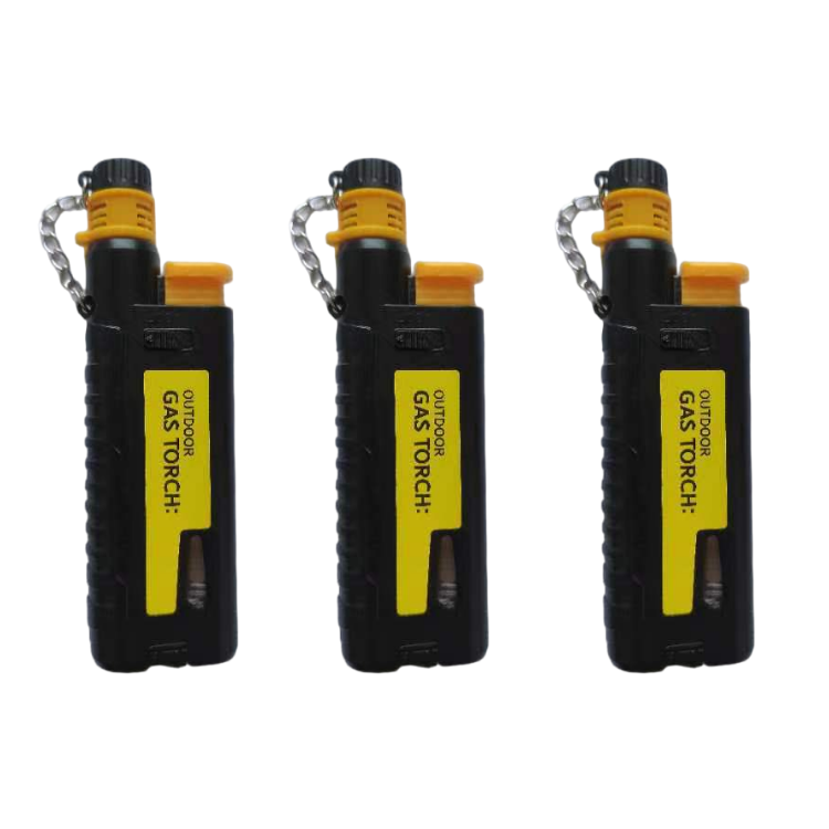 2023 New Arrival Butane Windproof Touch Lighter Outdoor Camping Powerful Lighters