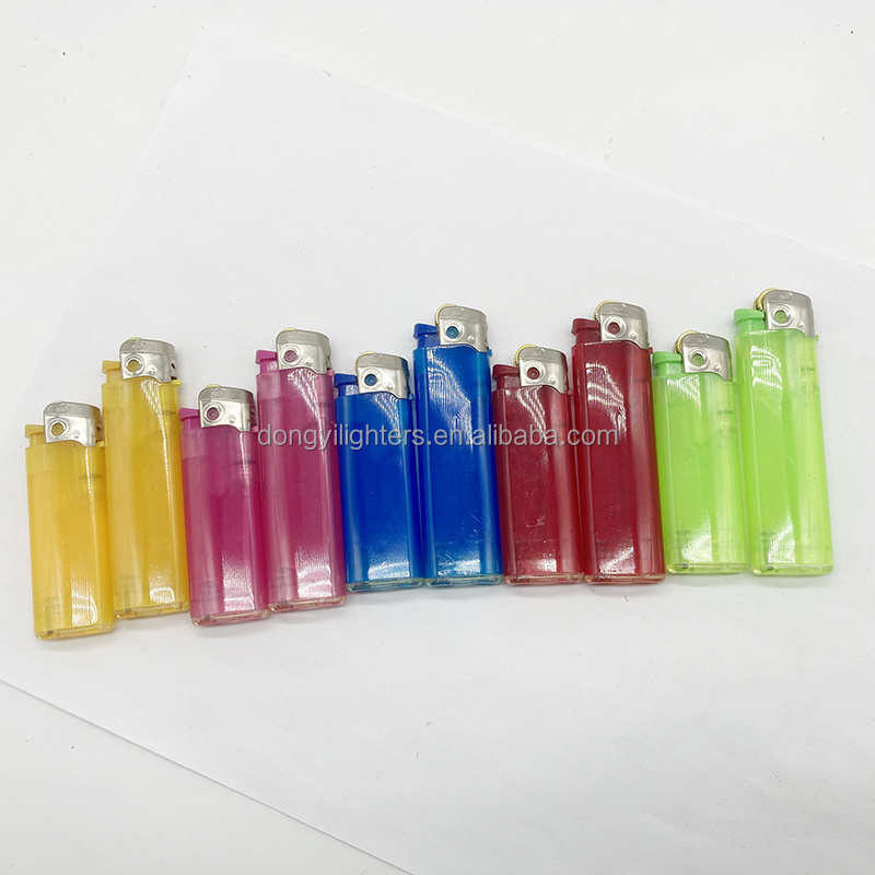 Transparent OEM Culinary Disposable Cigarette flint torch lighter DY-077 Mini