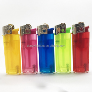 Transparent OEM Culinary Disposable Cigarette flint torch lighter DY-077 Mini