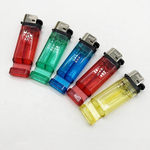 Novelty Cheap Disposable Plastic Mobile Phone Holder Lighter gas encendedor