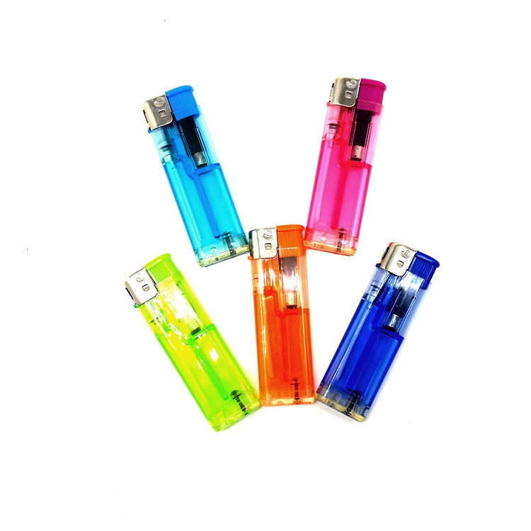 Chinese Plastic Refillable Butane Piezo Lighter Candle 2023