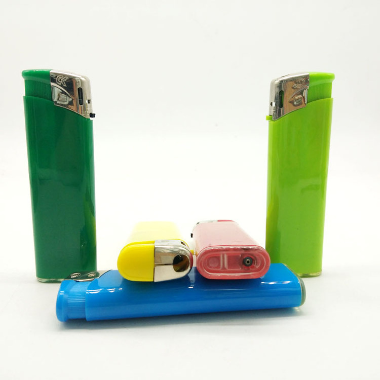 Flame Plastic Electric Utility Lighter Butane Gas Refillable Hard Flexible Lighter