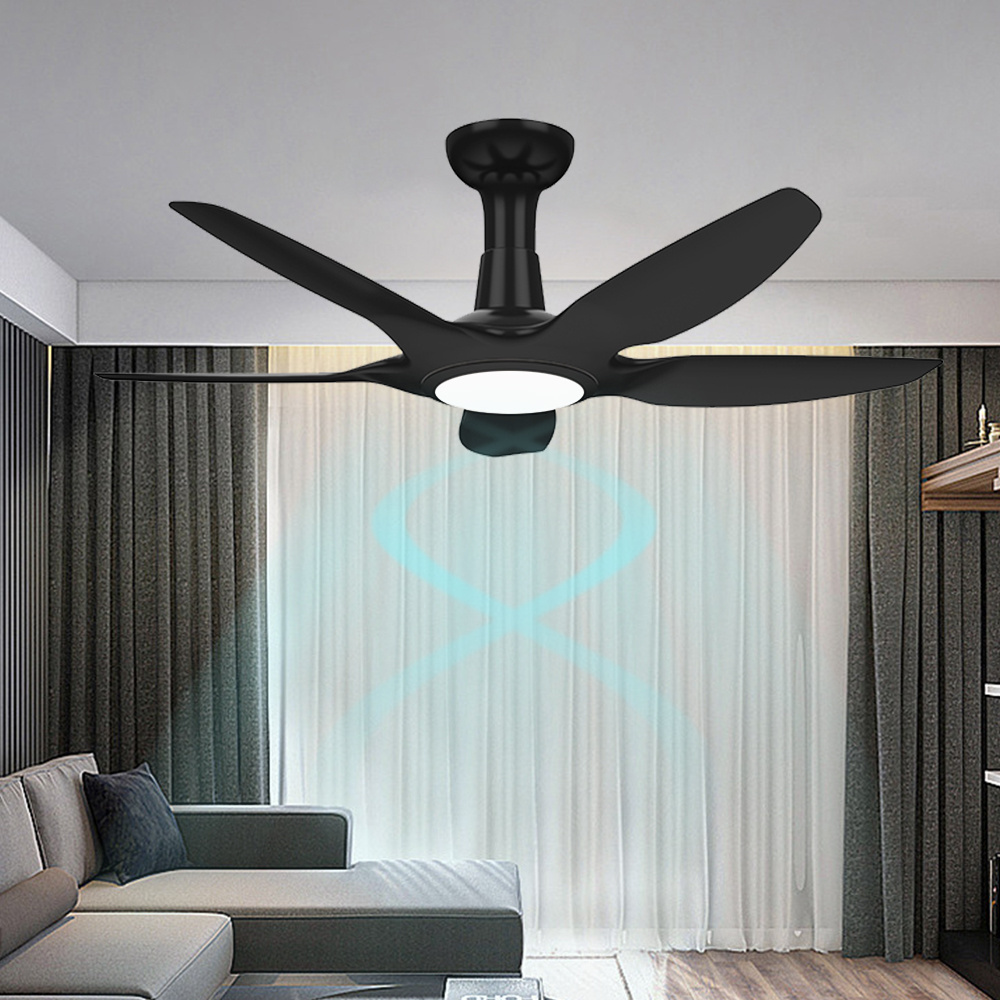 Luxury Strong Airflow High Speed Indoor Motor Manufacturers5 Blade Ceiling Fan No Light With Regulator