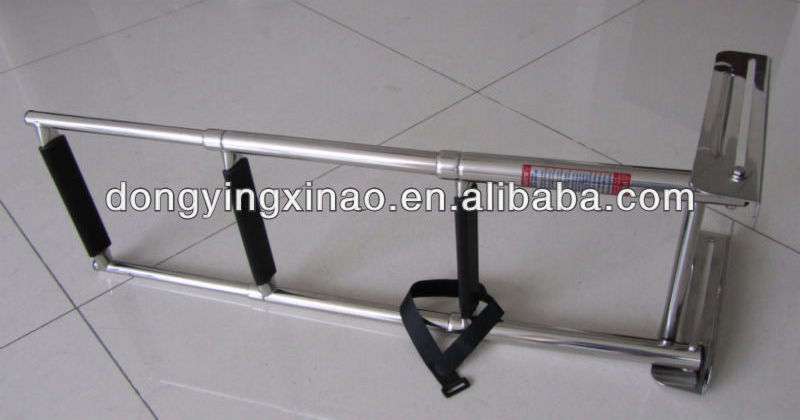 3 steps stainless steel folding boat ladder