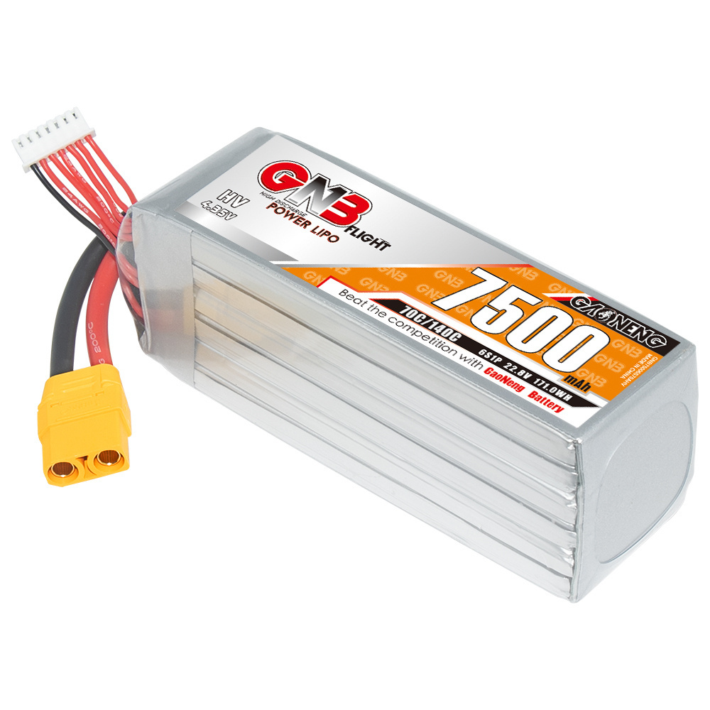 6S 7500mAh 22.8V 70C li-ion UAV Battery