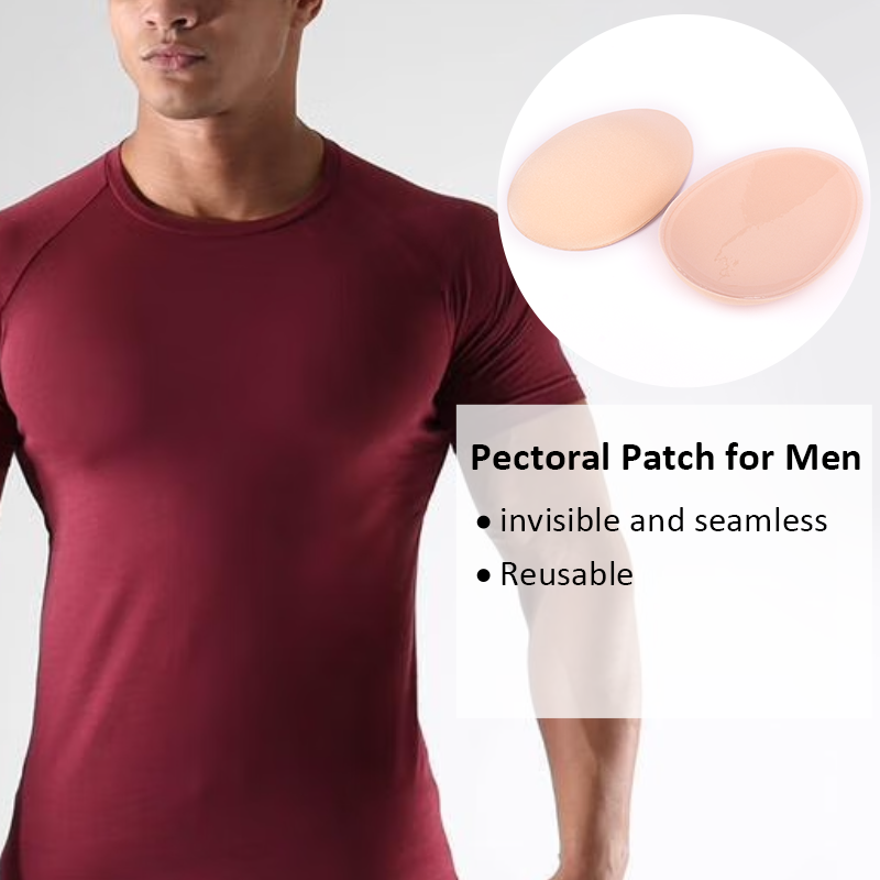 New Product Tech Abs Suit Men Foam Padded Custom Size Pectoral Muscles Padded Bras For Men Underwear