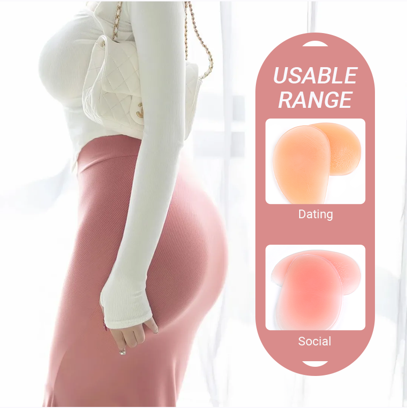 Custom Silicone Buttock And Hip Pads Sexy Ladies Artificial Buttocks Enhancing Silicone Butt Pads