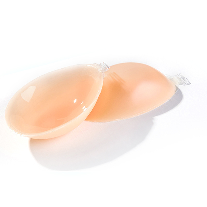 OEM ODM Adhesive Bra Invisible Sticky Strapless Breasts Push Up Big Size Vacation Invisible Silicone Strapless Backless Bra