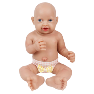 Soft Lifelike 60 cm Baby Dolls Silicone Newborn Realistic Full Body Vinyl Bebe Reborn Doll for Kids Toys