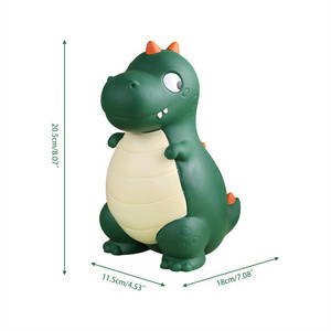 Custom Resin Crafts Children's Birthday Gifts Dinosaur Piggy Bank for Kids Atm Cute Electronic plastic metal coin money box