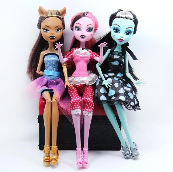 Customized Kids Gifts Holiday Collection Fashion Girl Doll High Fashion Long Hair Vampire Dolls