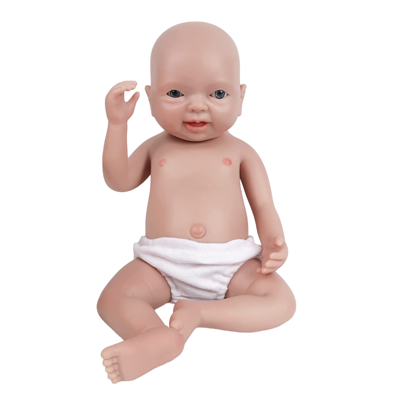 Soft Lifelike 60 cm Baby Dolls Silicone Newborn Realistic Full Body Vinyl Bebe Reborn Doll for Kids Toys