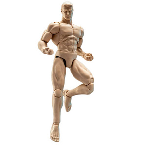 Custom Male Body 1/12 Scale Action Figures OEM Plastic Figure Toy PVC Muscular Strong Miniature Figure Body Doll Collectible