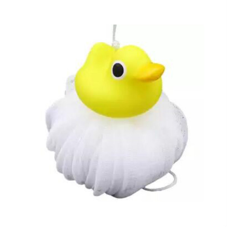 OEM factory	loofah bath sponge  with soap inside nylon bath sponge