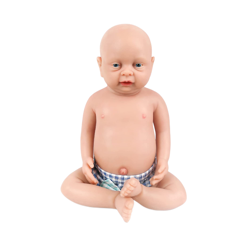 Soft Lifelike 60 cm Baby Dolls Silicone Newborn Realistic Full Body Vinyl Bebe Reborn Doll for Kids Toys