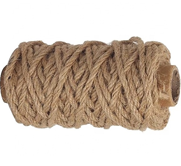 100% Natural Twisted Twine Hemp Rope for Cat Tree Tower,Strong Burlap Cord for DIY Crafts Gardening