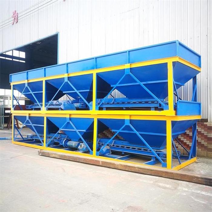 Small Scale 3 Bins Belt Conveyor Weighing Aggregate Hopper Pld1200 Ready Mixed Concrete Batching Machine Price For Sale