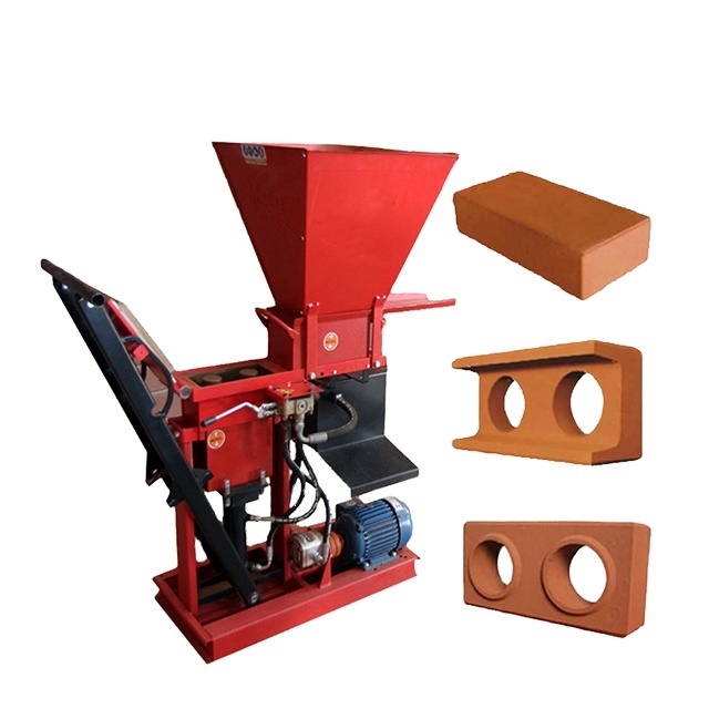 QTS1-25 hydraulic interlocking clay brick block making machine