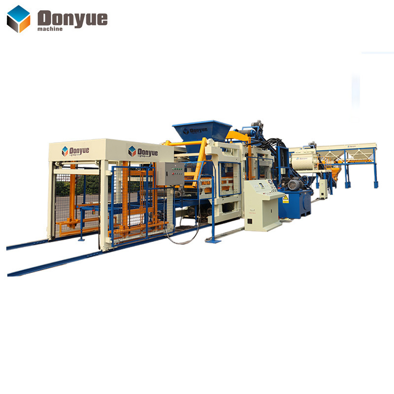 QT10-15 fully automatic cement block machine hollow concrete block machines interlocking brick machine in Thailand