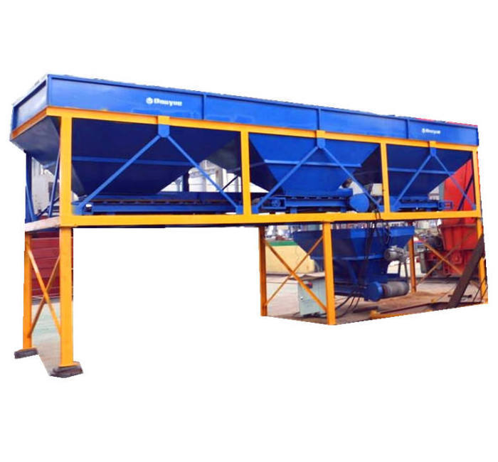 Small Scale 3 Bins Belt Conveyor Weighing Aggregate Hopper Pld1200 Ready Mixed Concrete Batching Machine Price For Sale