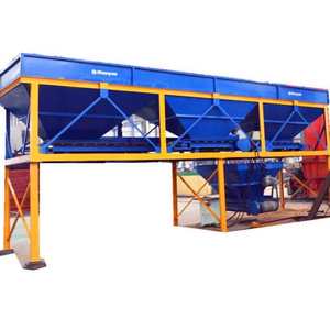 Small Scale 3 Bins Belt Conveyor Weighing Aggregate Hopper Pld1200 Ready Mixed Concrete Batching Machine Price For Sale