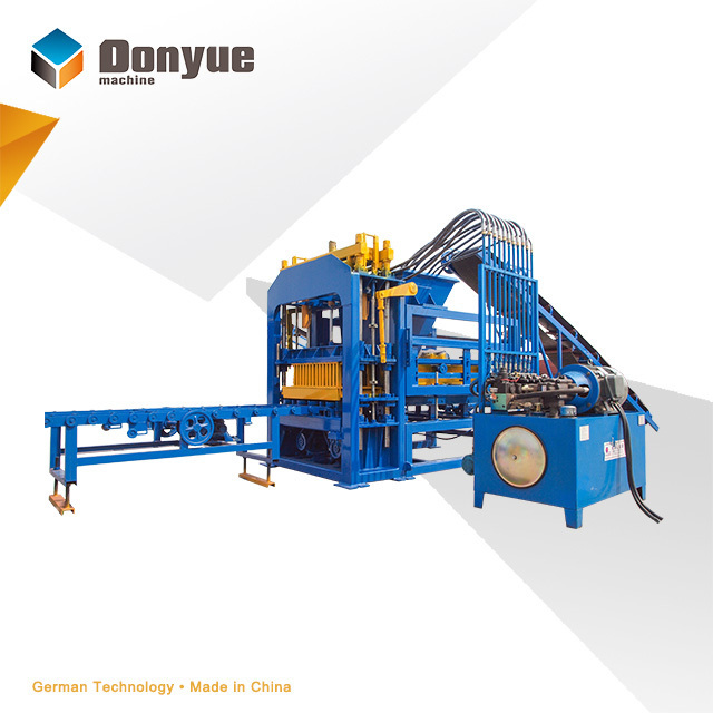 hot sale QT6 - 15 cement interlocking brick making machinery  automatic hollow concrete block making machine