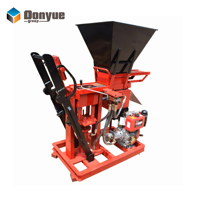 QTS1-25 hydraulic interlocking clay brick block making machine ...